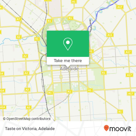 Taste on Victoria, 195 Victoria Sq Adelaide SA 5000 map