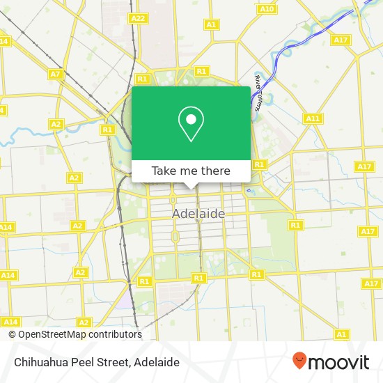 Chihuahua Peel Street map