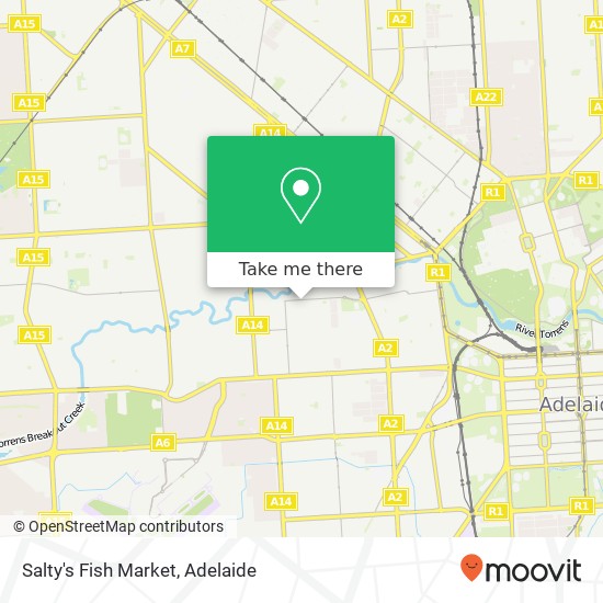 Salty's Fish Market, 41-43 Ashwin Pde Torrensville SA 5031 map