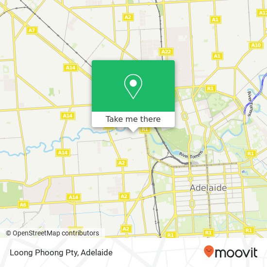 Mapa Loong Phoong Pty, 39 Holland St Thebarton SA 5031