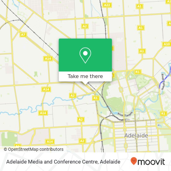 Adelaide Media and Conference Centre, Port Rd Hindmarsh SA 5007 map