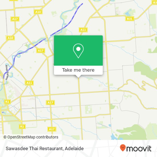 Sawasdee Thai Restaurant, Glynburn Rd Firle SA 5070 map