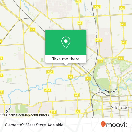 Clemente's Meat Store, 43 Grange Rd West Hindmarsh SA 5007 map