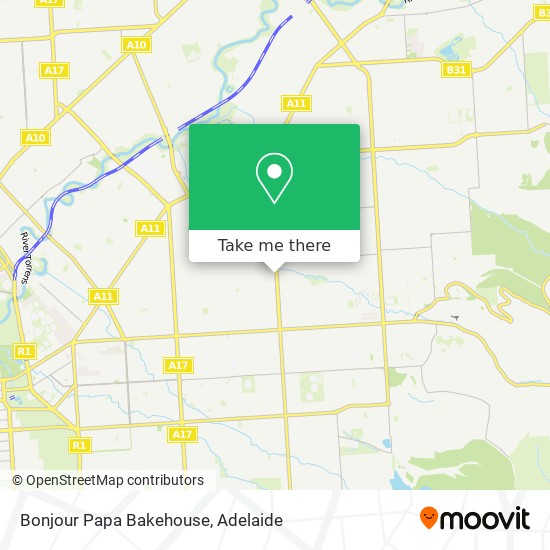 Mapa Bonjour Papa Bakehouse