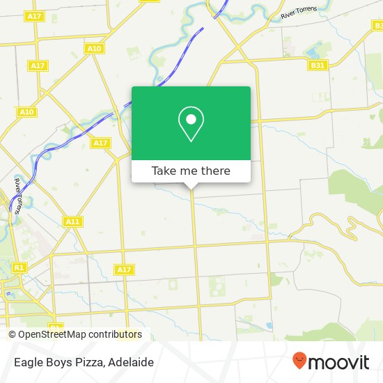 Eagle Boys Pizza, Glynburn Rd Firle SA 5070 map
