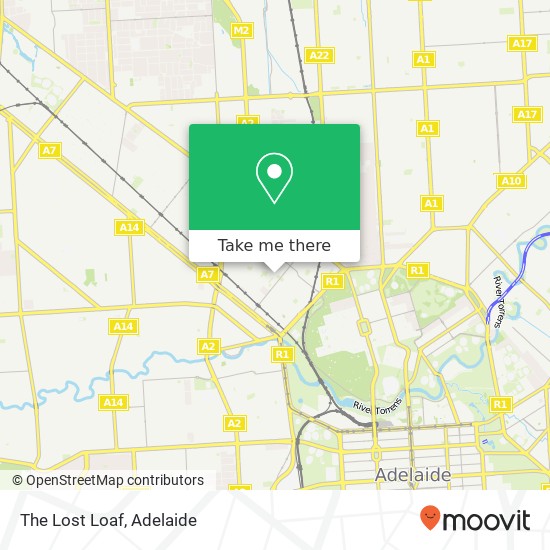 The Lost Loaf, Third St Brompton SA 5007 map