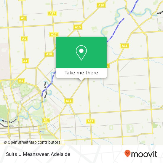 Suits U Meanswear, 307 Payneham Rd Royston Park SA 5070 map