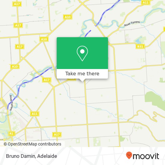 Mapa Bruno Damin, 33 Provident Ave Glynde SA 5070