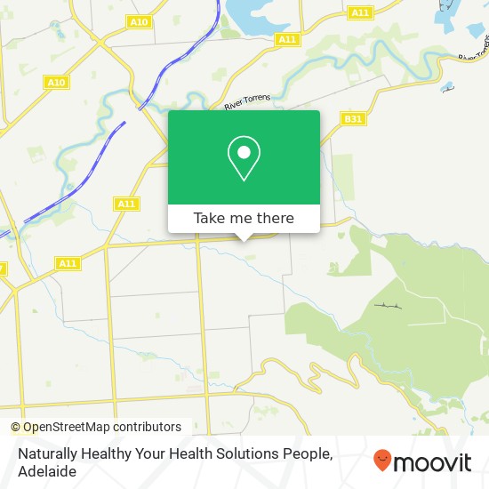 Mapa Naturally Healthy Your Health Solutions People, 2 Hamish Grv Rostrevor SA 5073