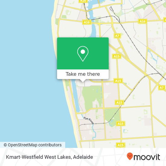 Kmart-Westfield West Lakes, 111 West Lakes Blvd West Lakes SA 5021 map