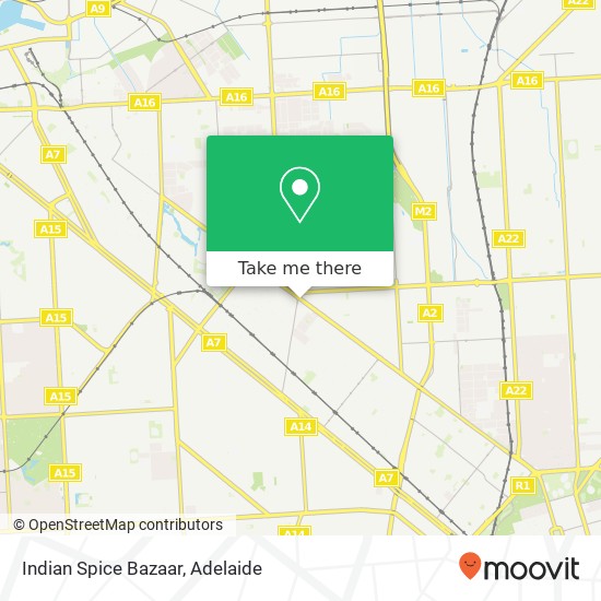 Mapa Indian Spice Bazaar, 433 Torrens Rd Kilkenny SA 5009