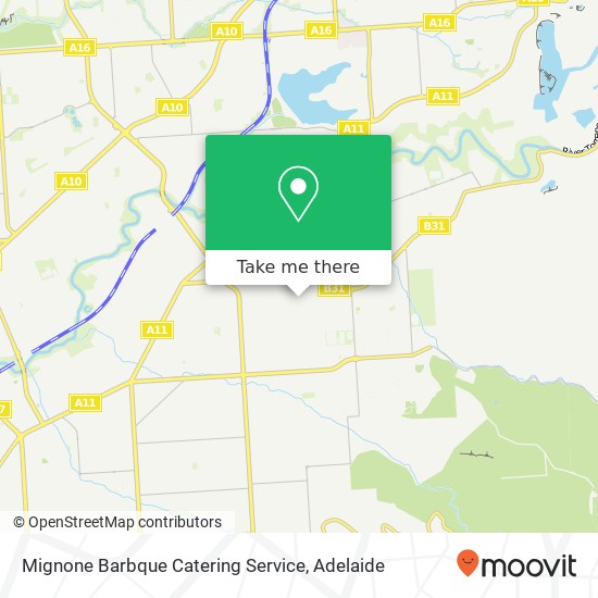 Mignone Barbque Catering Service, 16 Pattinson Rd Newton SA 5074 map