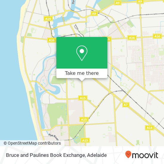 Bruce and Paulines Book Exchange map