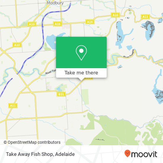 Take Away Fish Shop, 320 Gorge Rd Athelstone SA 5076 map