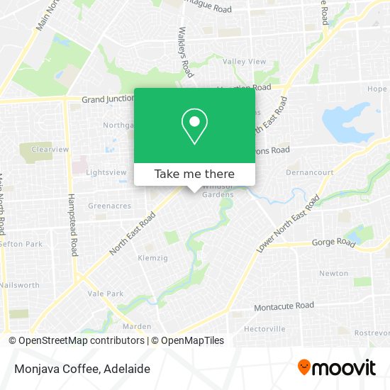 Monjava Coffee map