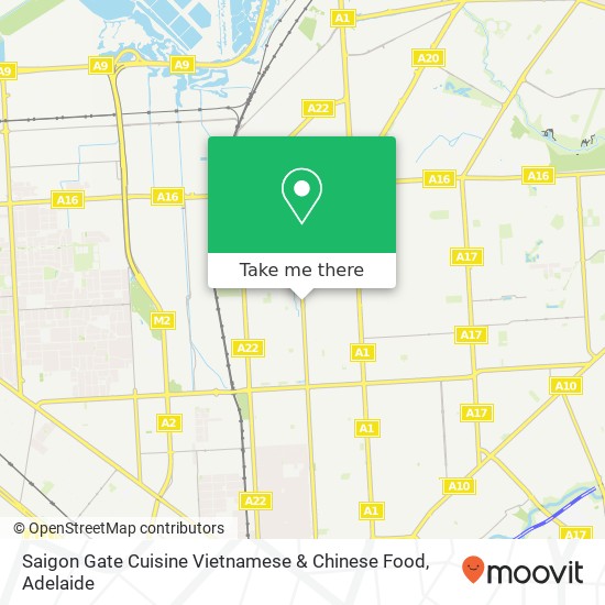 Mapa Saigon Gate Cuisine Vietnamese & Chinese Food, 402 Prospect Rd Kilburn SA 5084