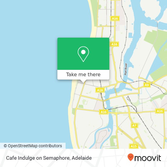 Cafe Indulge on Semaphore, 47 Semaphore Rd Semaphore SA 5019 map