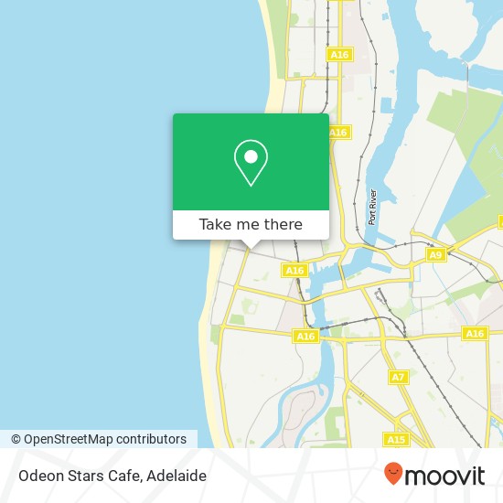 Odeon Stars Cafe, Semaphore Rd Semaphore SA 5019 map