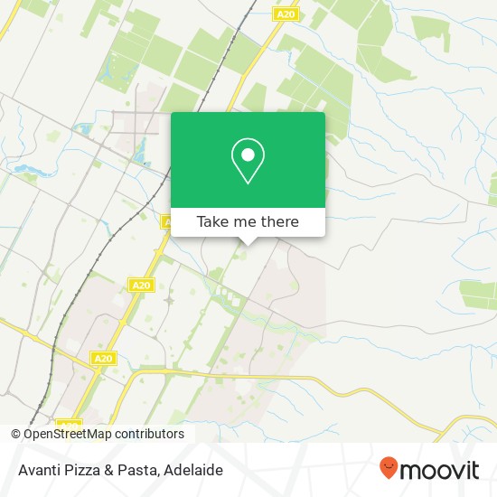 Avanti Pizza & Pasta, California Ave Craigmore SA 5114 map