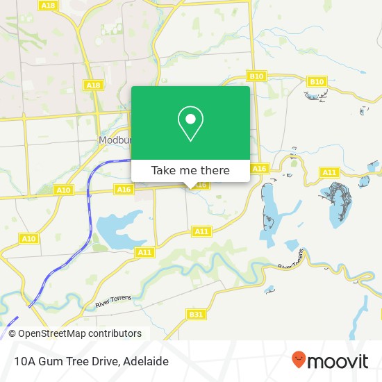 Mapa 10A Gum Tree Drive