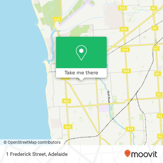 1 Frederick Street map