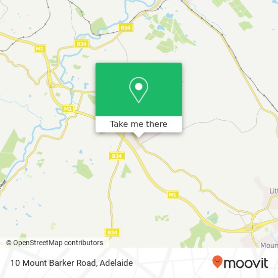 Mapa 10 Mount Barker Road
