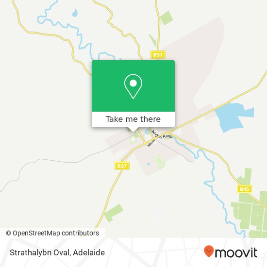 Strathalybn Oval map