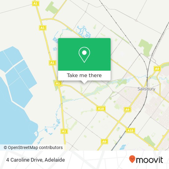Mapa 4 Caroline Drive