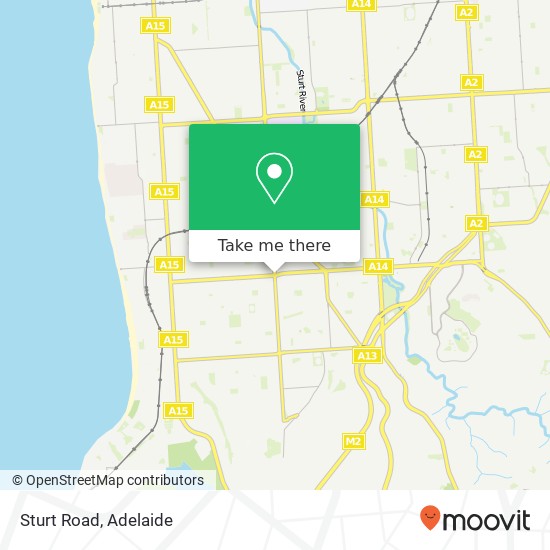 Sturt Road map