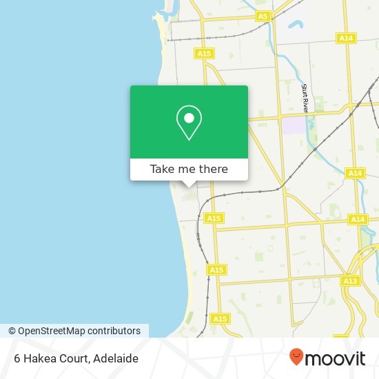 Mapa 6 Hakea Court