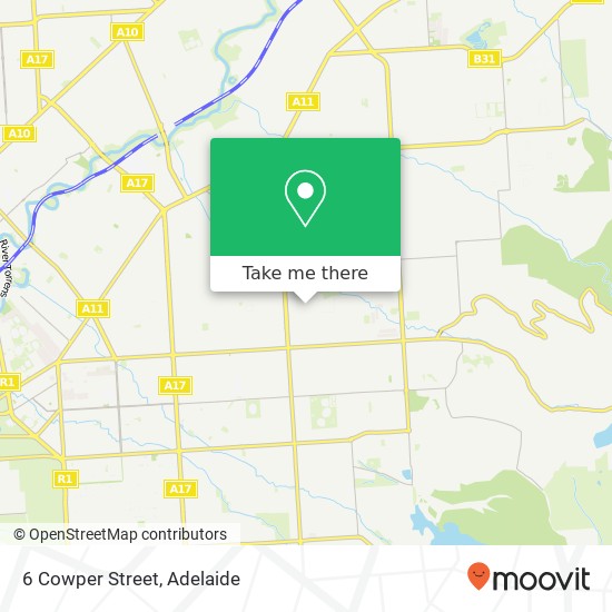 6 Cowper Street map