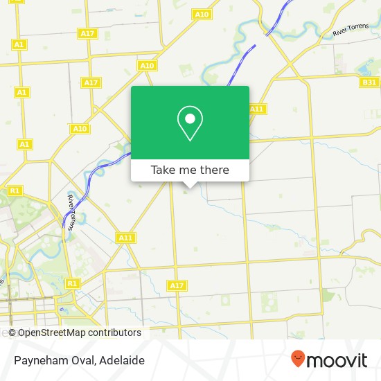 Payneham Oval map