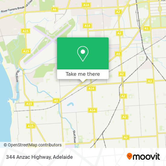 Mapa 344 Anzac Highway