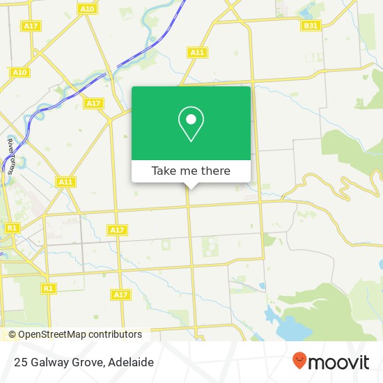 Mapa 25 Galway Grove