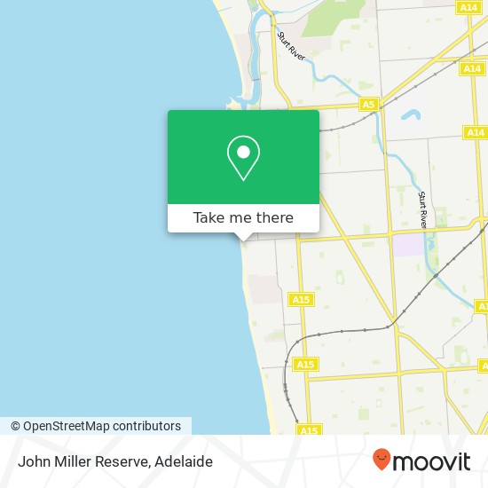 Mapa John Miller Reserve