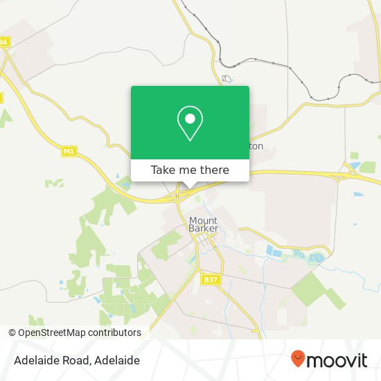 Mapa Adelaide Road