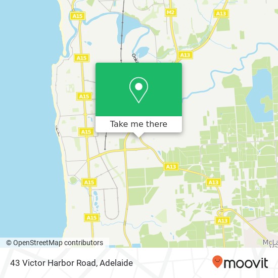 Mapa 43 Victor Harbor Road