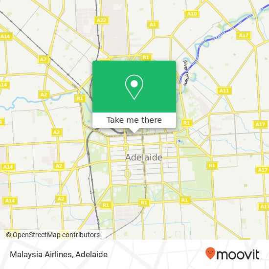 Malaysia Airlines map