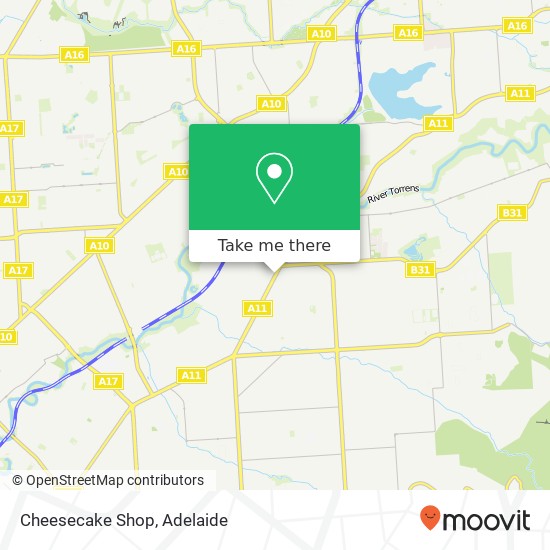 Cheesecake Shop map