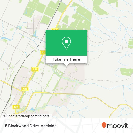5 Blackwood Drive map
