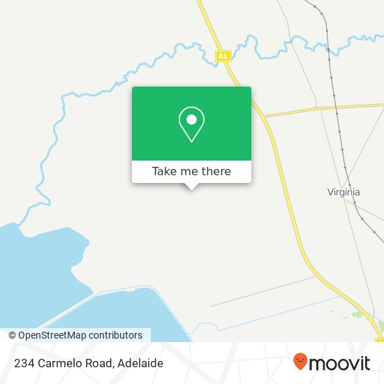 234 Carmelo Road map