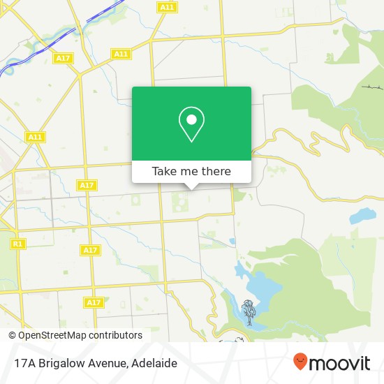 17A Brigalow Avenue map