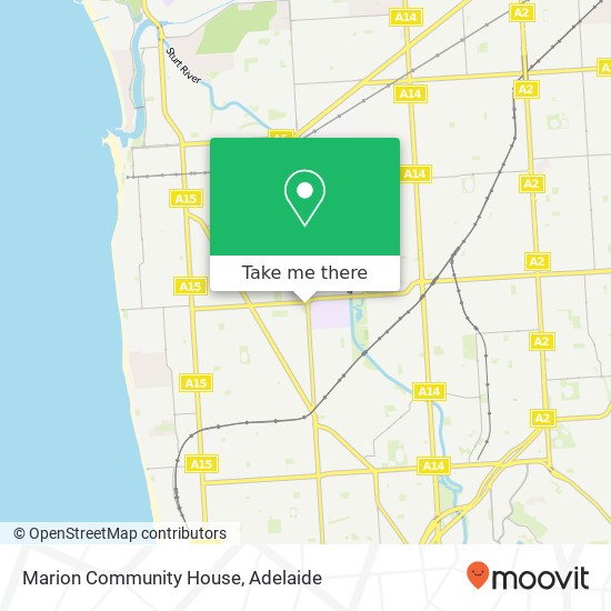 Marion Community House map