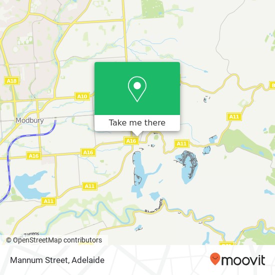 Mannum Street map