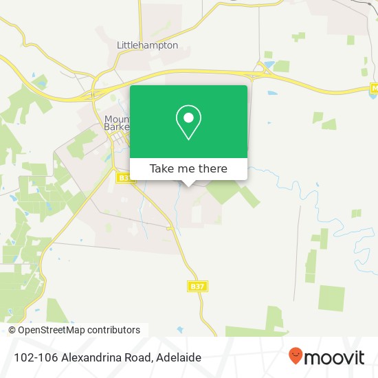 Mapa 102-106 Alexandrina Road