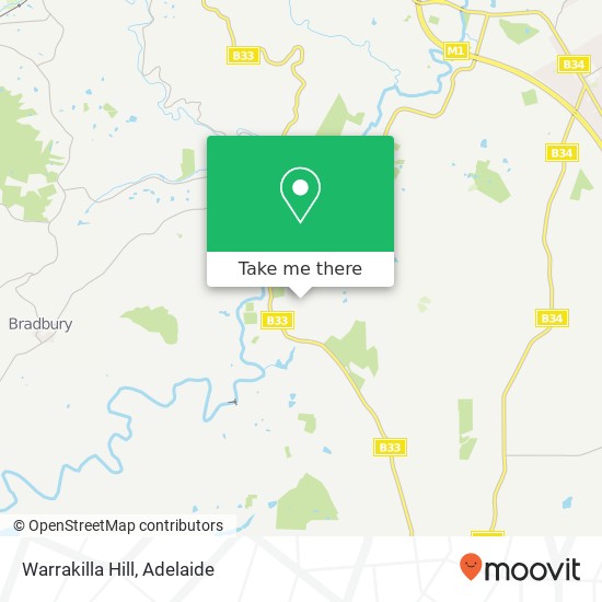 Warrakilla Hill map