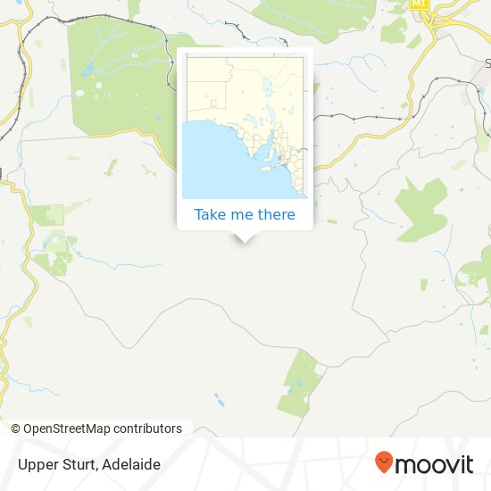 Upper Sturt map