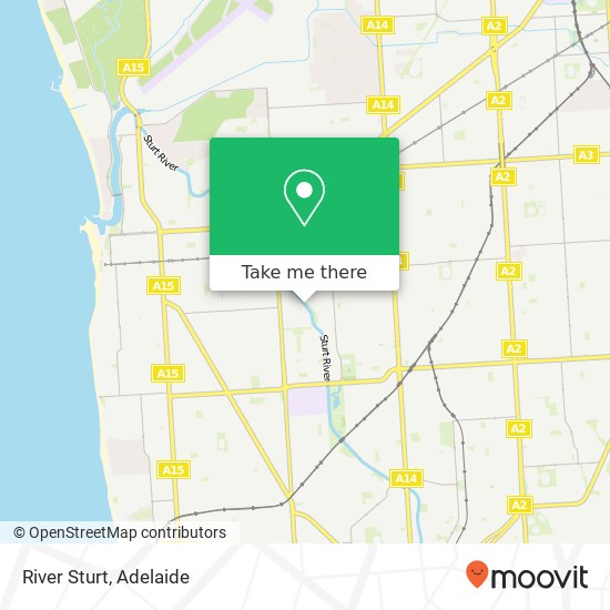 Mapa River Sturt