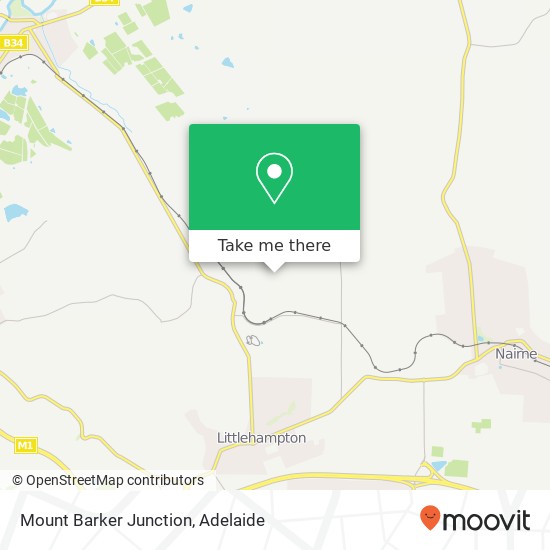 Mapa Mount Barker Junction