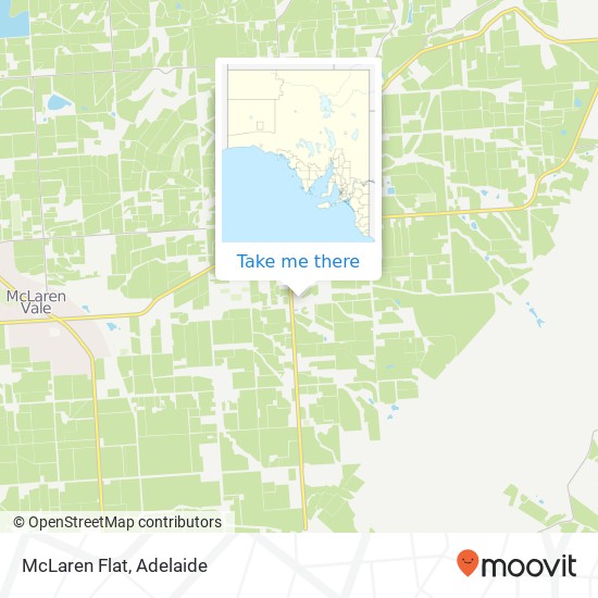 Mapa McLaren Flat